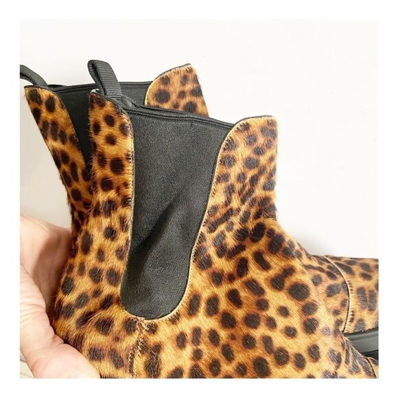 Stuart Weitzman Norah Leopard Pony Hair Boots size EU36.5 US6 - Picture 12 of 12